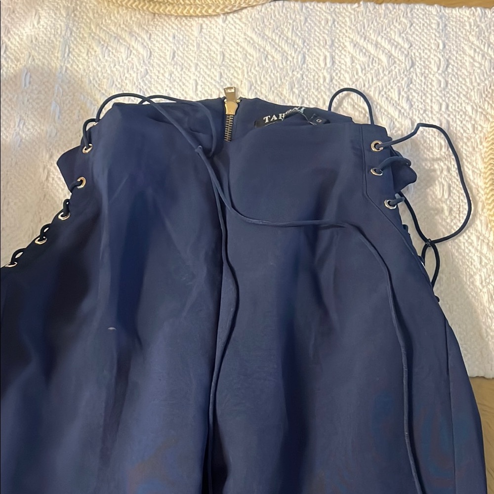 Tart Midnight Blue Lace-Up Dress